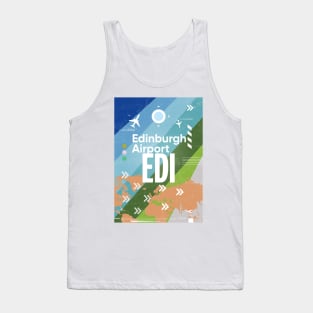 EDI Edinburgh airport code Tank Top